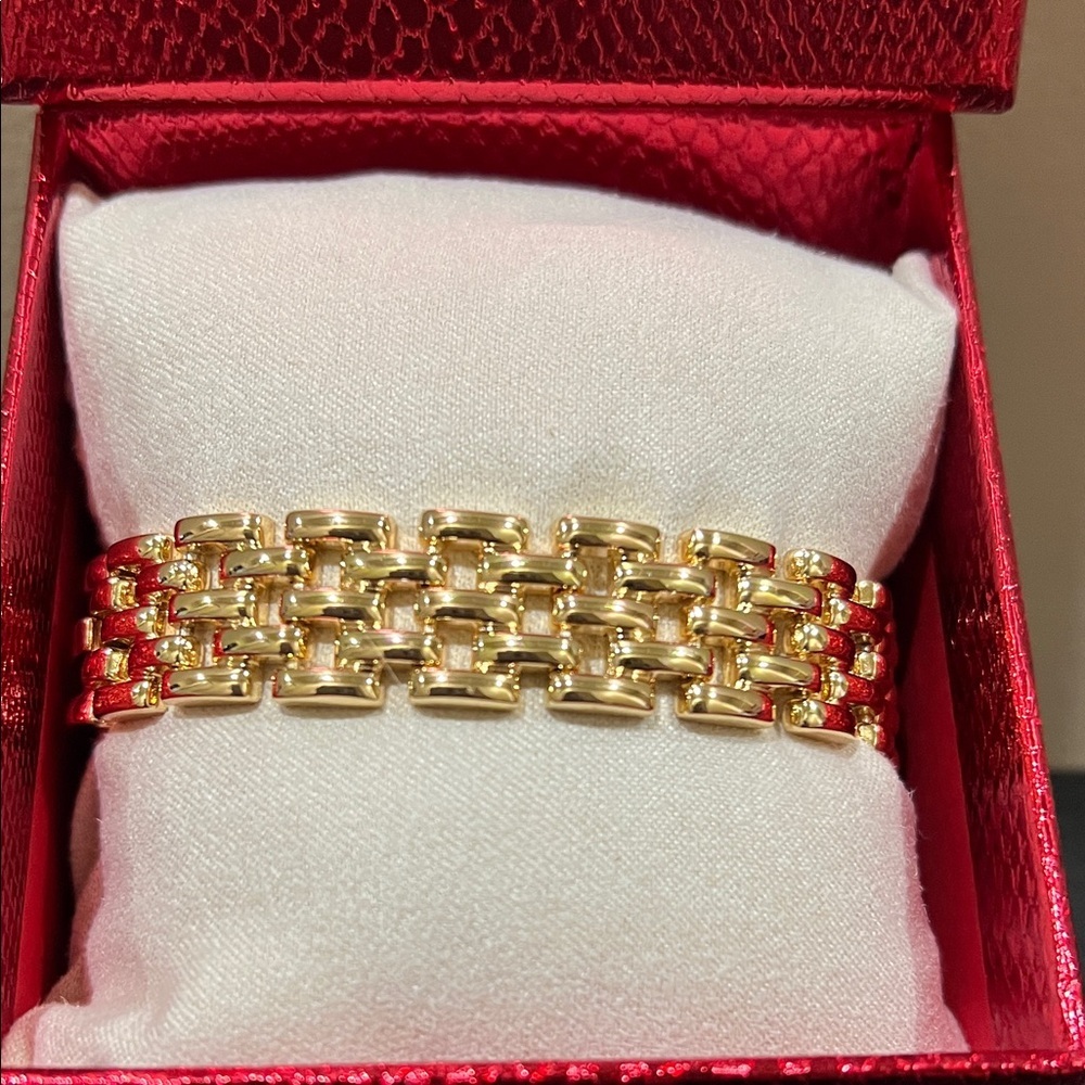 House of Harlow 1960 | Timeless Collection Gold Link Bracelet - Picture 5 of 10